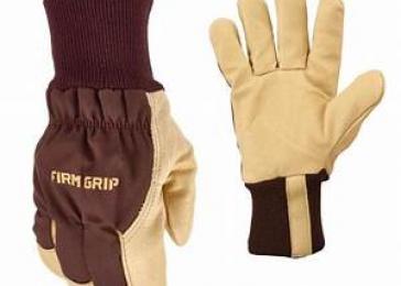 Firm Grip Winter General Purpose Thinsulate Liner Gloves In Tan